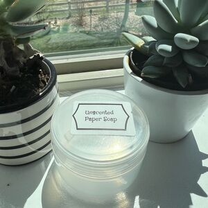 Baby powder Paper Soap Hand Crafted